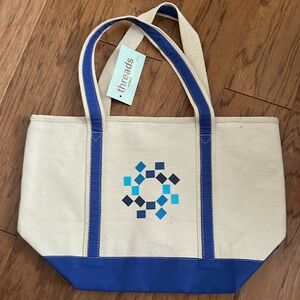 Threads by peerless blue tote
